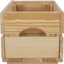 Holz-Allzweckkiste Klein (6,2 l) aus Kiefernholz, ideal zur Aufbewahrung und als Deko.