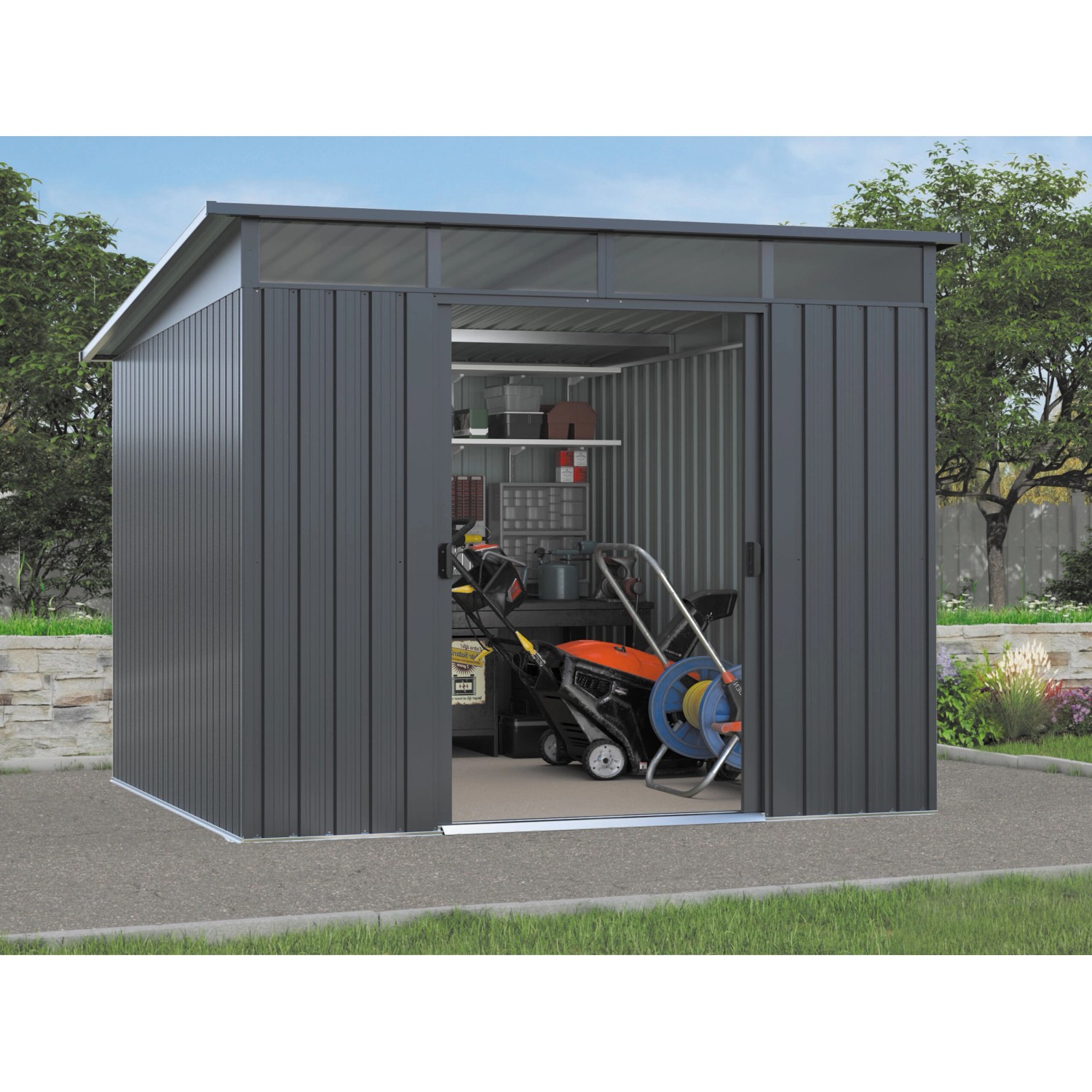 Starline Metall Gerätehaus Modell Lübeck 5,98 m²