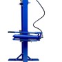 Blaue DeTec. 12 Tonnen Hydraulikpresse mit Handpumpe und Manometer. Robuste Werkstattpresse für Industrie und Heimwerker.