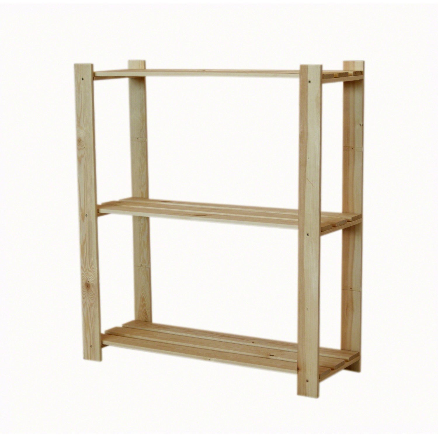 PROREGAL Holzregal Pinepeak HxBxT 90 x 80 x 38 cm 3 Fachboden 1,2 cm Dickes günstig online kaufen