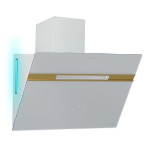 Klarstein Alina Dunstabzugshaube EEK A Touch LED-Beleuchtung Abluft/Umluft 600 m³/h Weiß