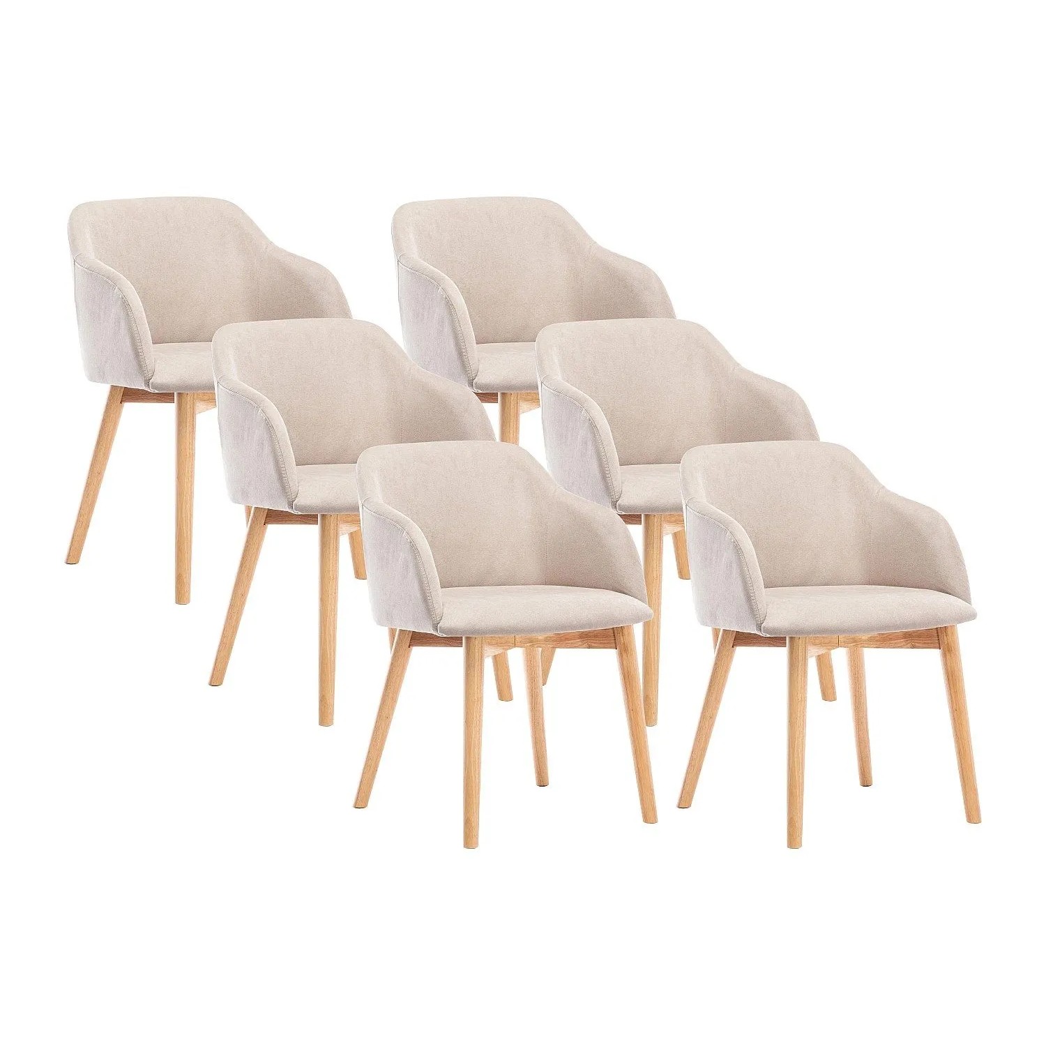 Vente-unique Stuhl Jelisa Cremefarben 54 cm