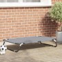 vidaXL Hundebett Hellgrau 105 x 65 x 18 cm Stahl 42008218_2