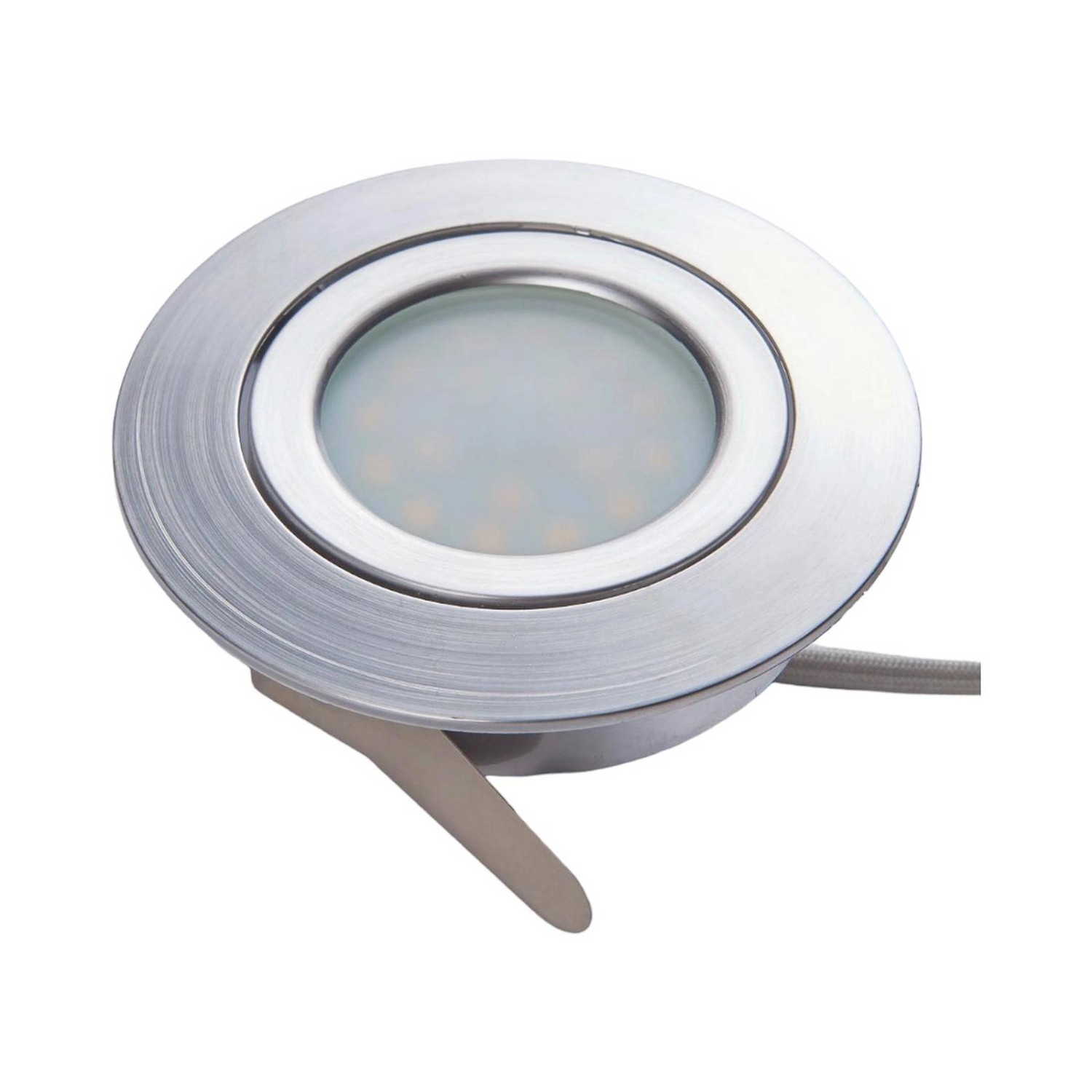 Lindby 3er Set LED Andrej 9620850 Modern in Alu 3-flammig Wohnzimmerleuchte günstig online kaufen