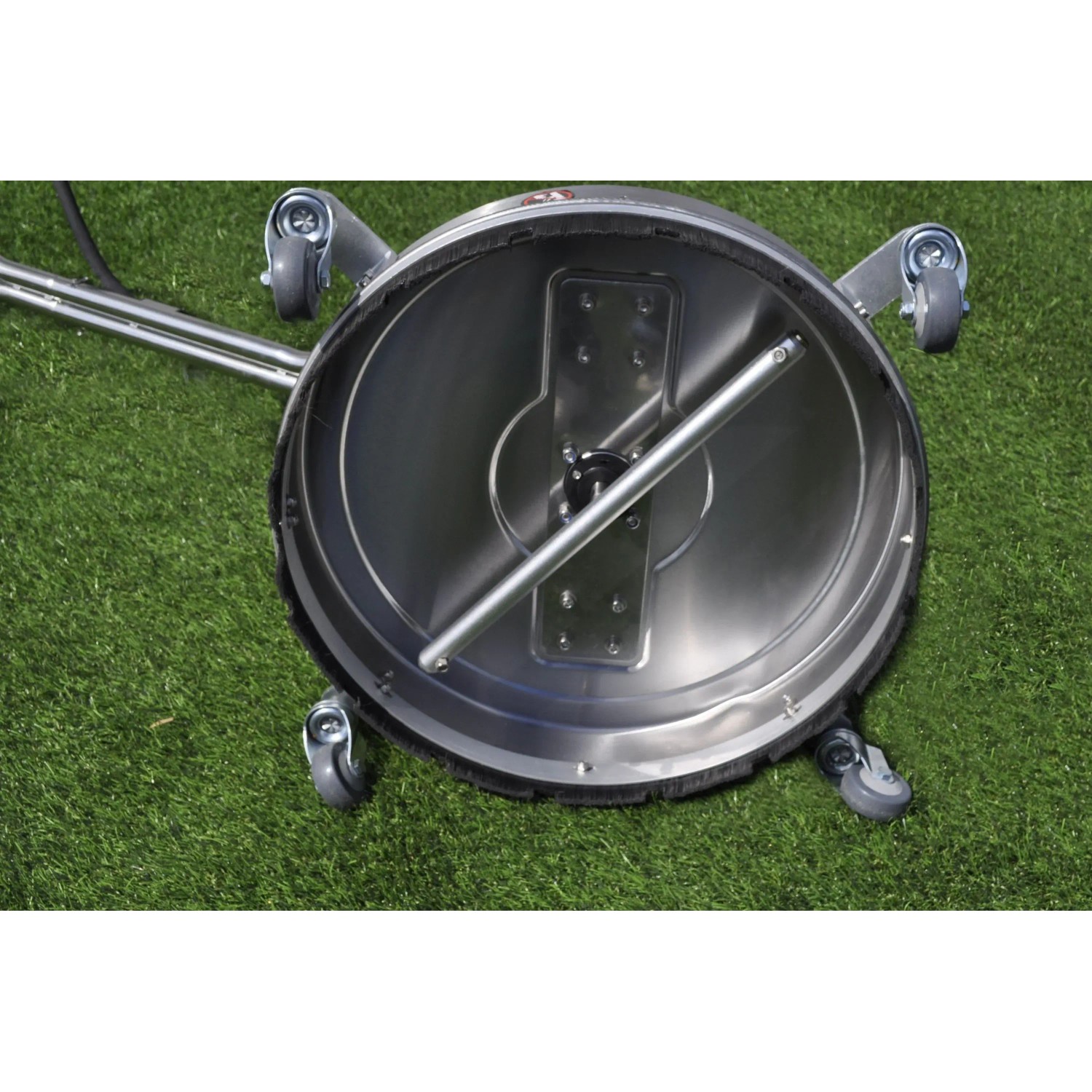 FM-SOLAR Flächenreiniger (52 cm) für Hochdruckreiniger, Edelstahl, mit Rädern.
