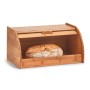 Zeller Rollbrotkasten aus Bambus mit Brot, Küchenhelfer für frische Backwaren.