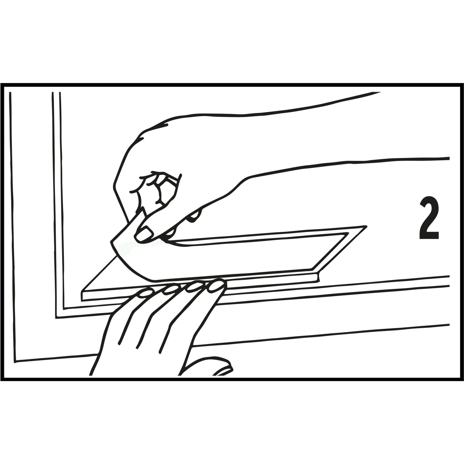 Anleitung: Schutzfolie von Nexa Lotte Fruchtfliegenfalle abziehen.