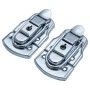 HMF 14985-09 Spannverschluss mit Schloss 2 Stück 45 x 75 mm Silber Verzinkt_3