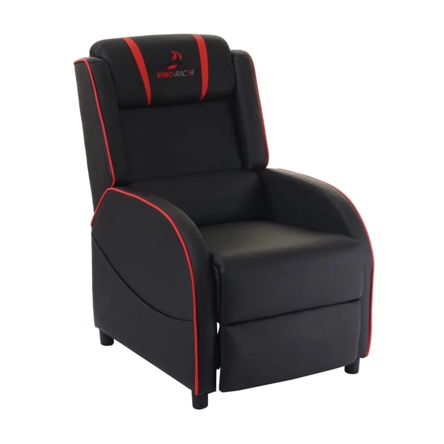 MCW Fernsehsessel D68 Schwarz/rot