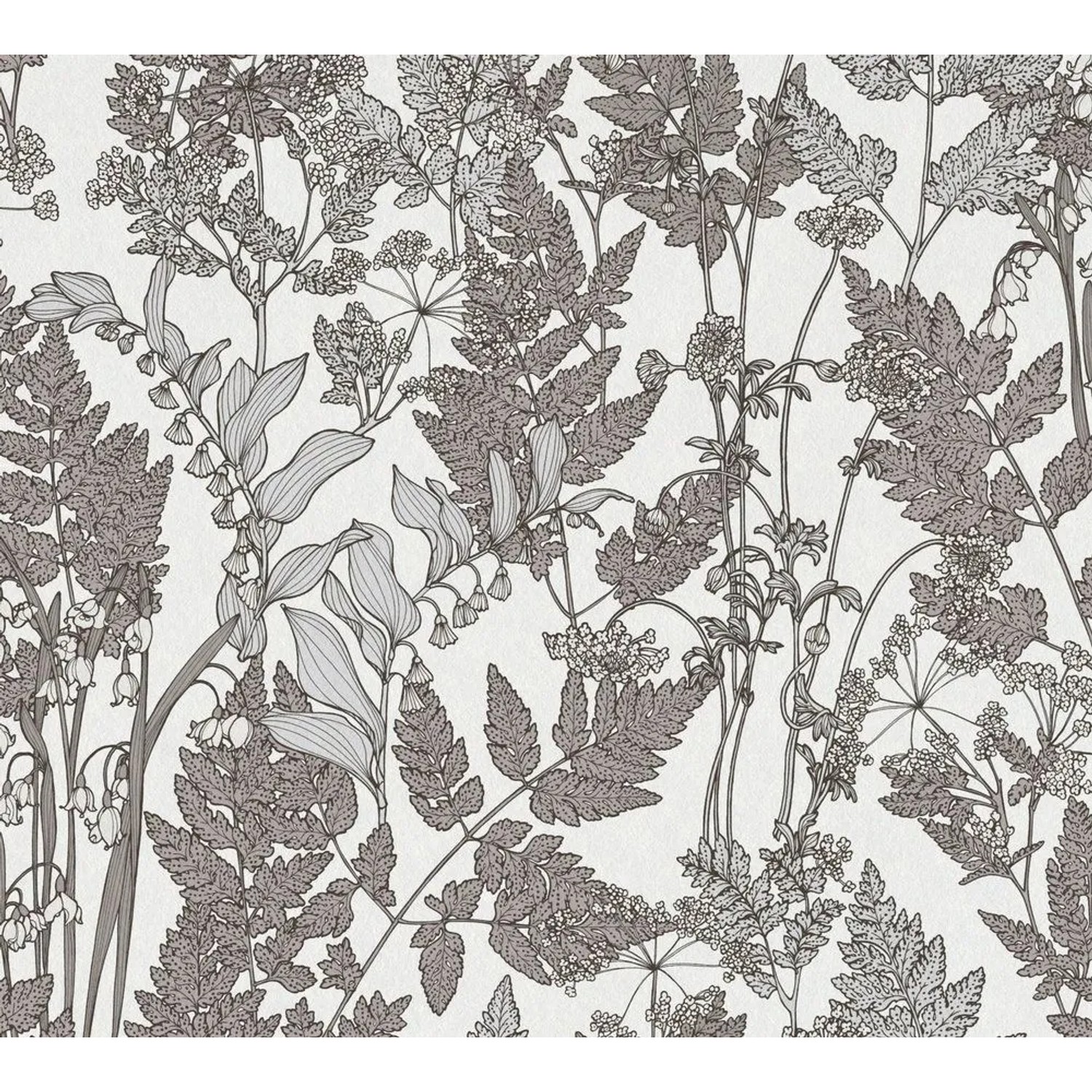 Tadessi Tapete Floral M1-No.1439 Vliestapete in Grau