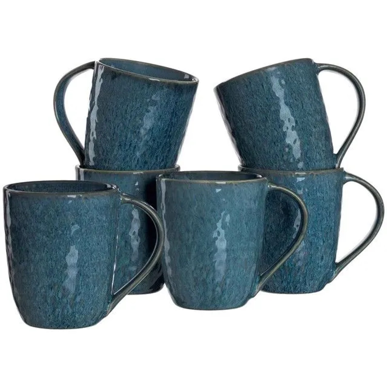 Leonardo Matera Kaffeebecher 430 ml 6er Set Blau