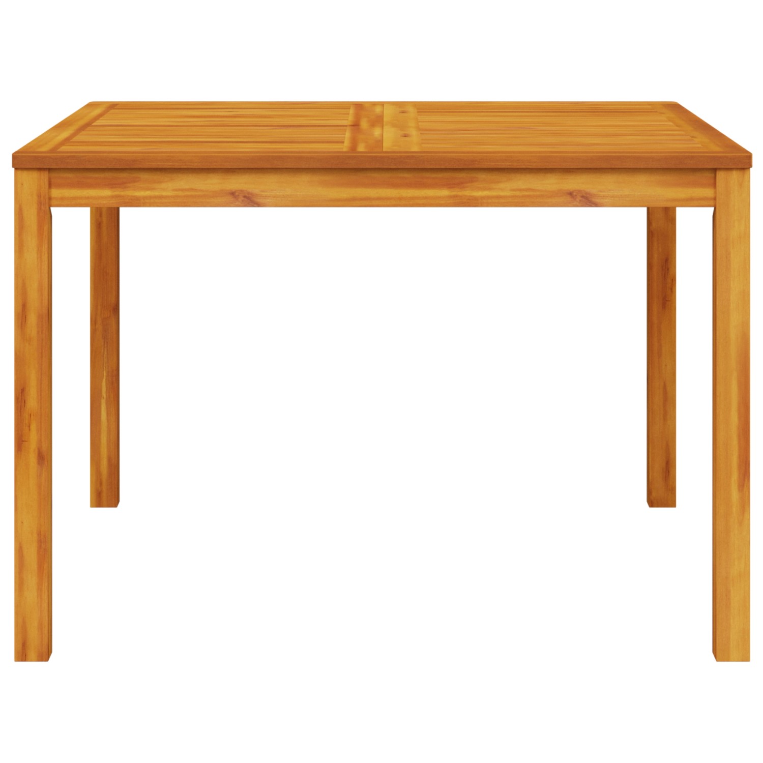 Quadratische vidaXL Garten-Essgruppe aus Akazienholz, 3-teilig.