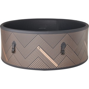 MSpa Frame Whirlpool Mono AirJet mit Hydromassage, aufblasbar, mit Muster.