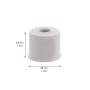 Grauer Wagner Türstopper Vulkano aus Gummi, 35x25mm, für Boden oder Wand.