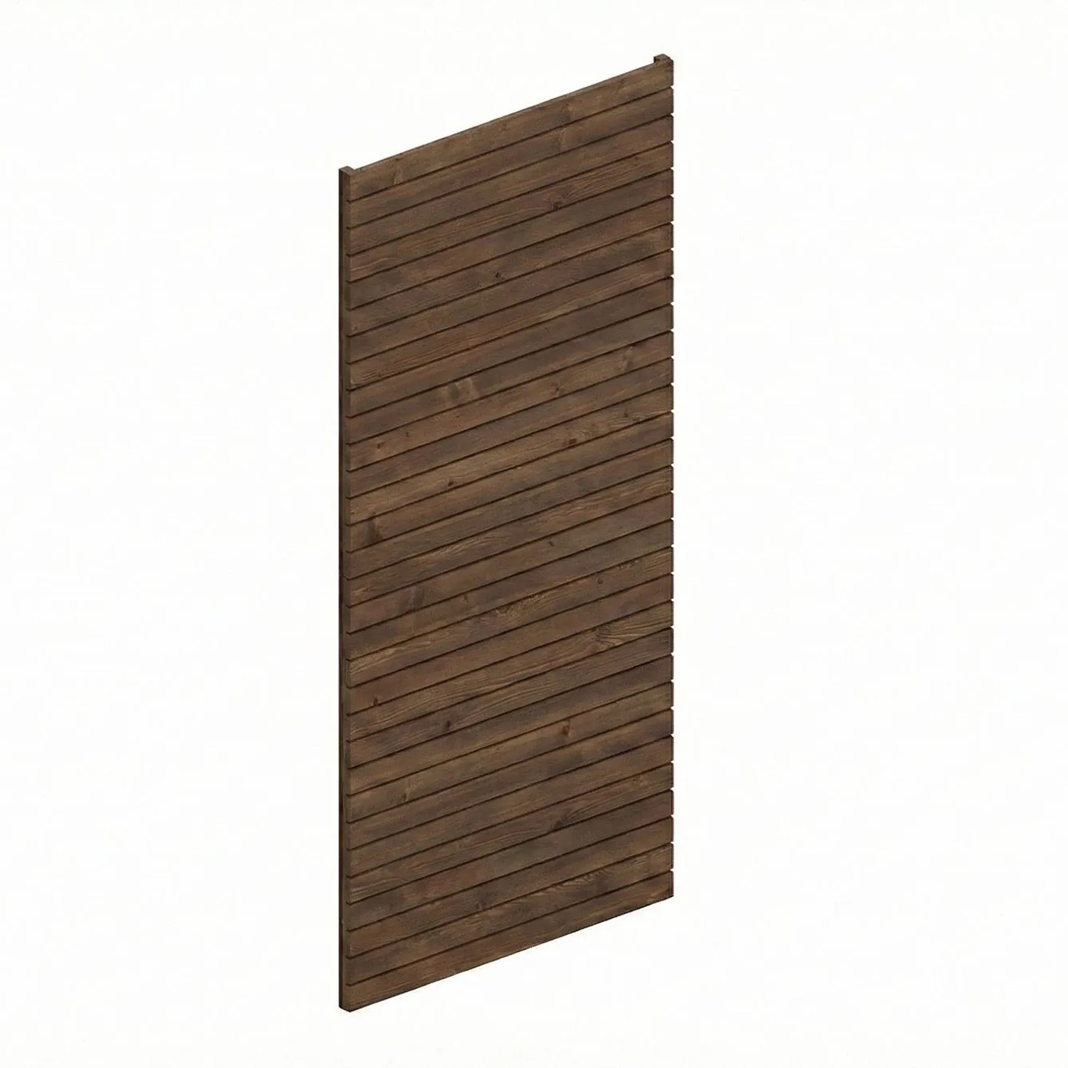 Skan Holz Seitenwand Profilschalung 141 cm x 330 cm Nussbaum