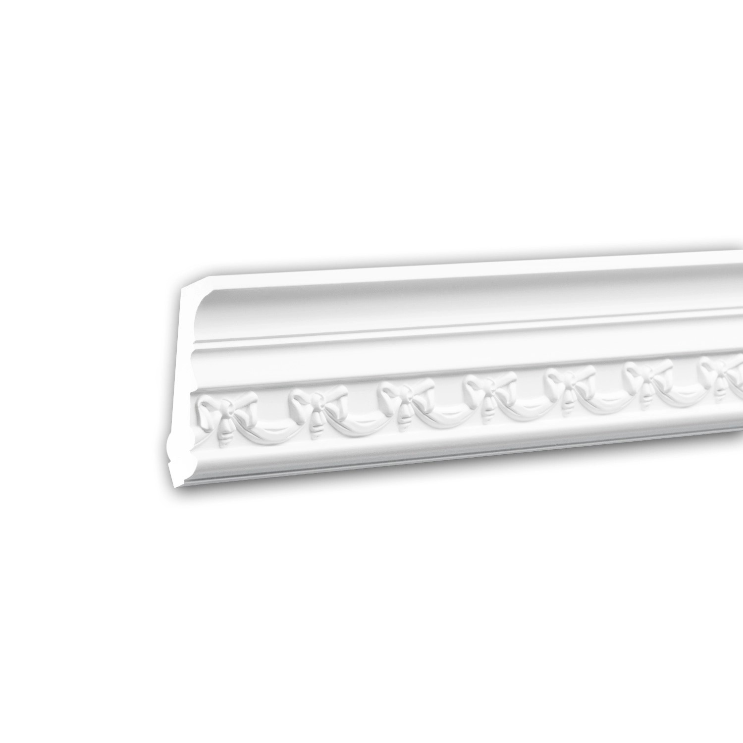 PROFHOME 150186 Eckleiste aus Polyurethan Deckenleiste Stuckleiste 2 m 200 günstig online kaufen