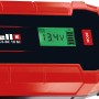 Einhell CE-BC 10 M Batterieladegerät mit LCD-Anzeige von Spannung und Ladefortschritt.