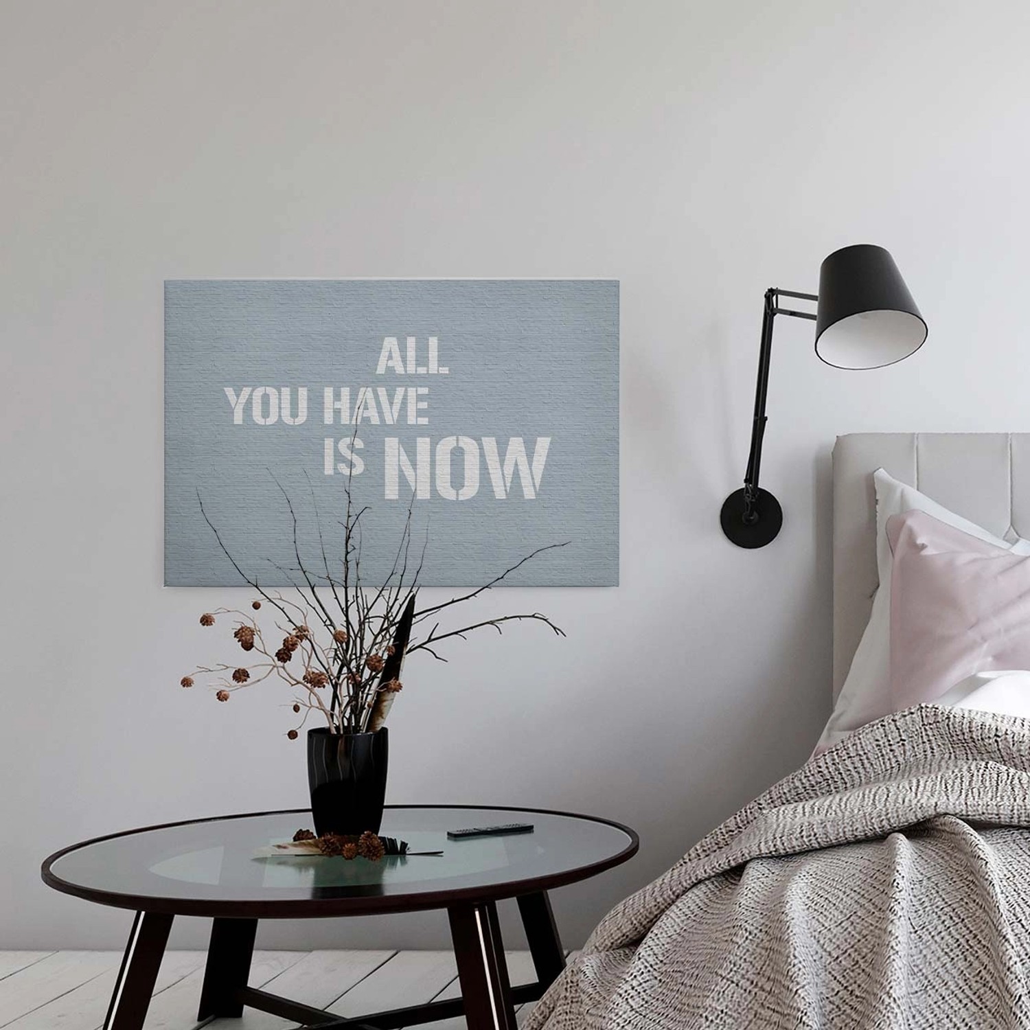 Bricoflor Say It Right Spruch Auf Leinwand Im Industrial Style Wandbild Mit günstig online kaufen