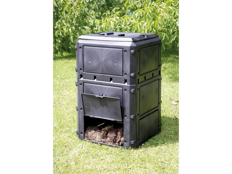 Anthrazit OBI Basismodell KHW bei Komposter kaufen Bio-Quick l 420