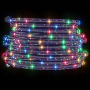 vidaXL Lichtschlauch mit 480 LEDs, mehrfarbig, 20 m, für Außen-Lichterketten.