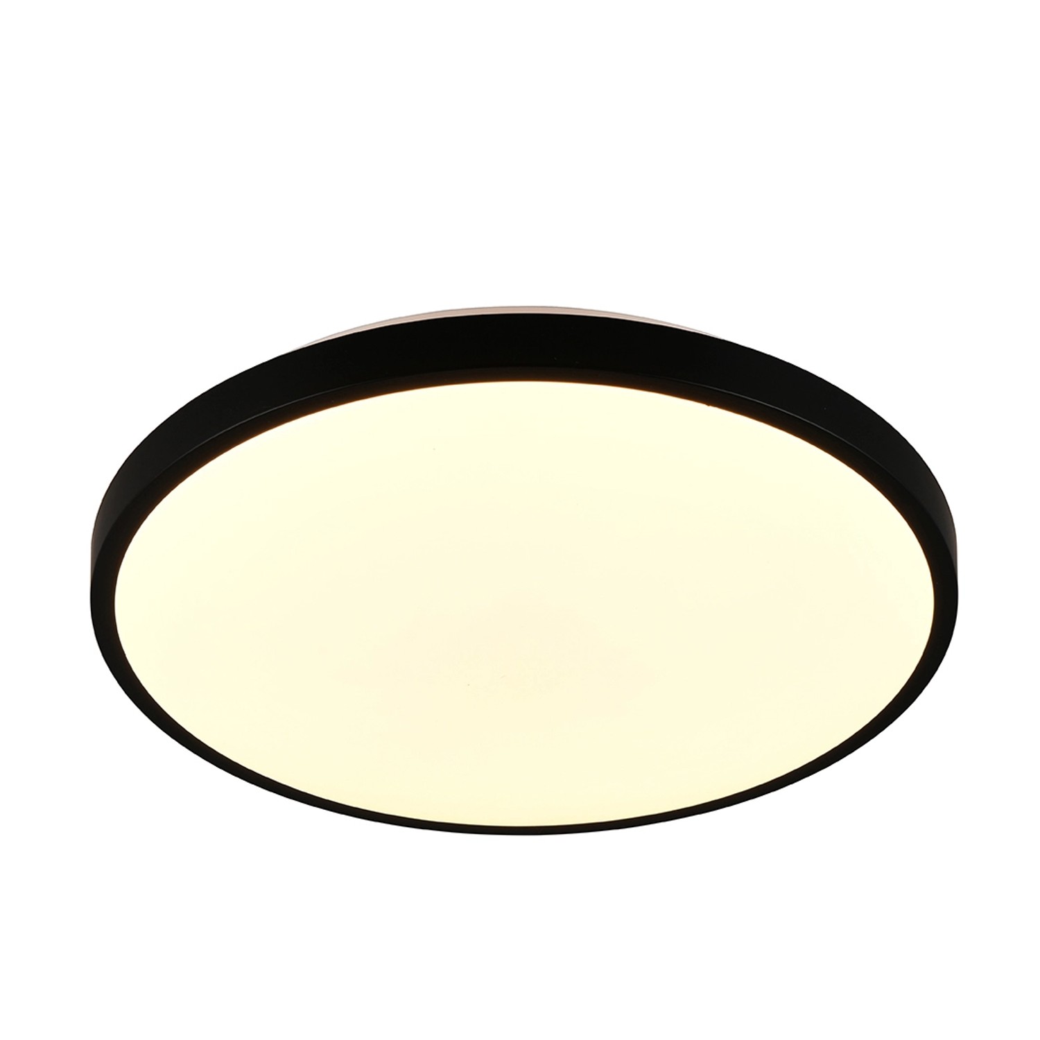Reality LED-Deckenleuchte Slope Schwarz matt Ø 39 cm günstig online kaufen