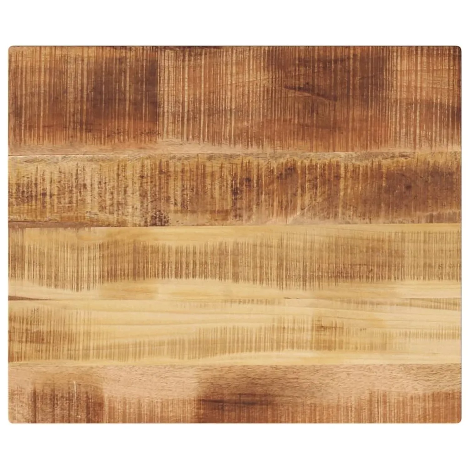 vidaXL Tischplatte 60x50x3,8 cm Rechteckig Raues Massivholz Mango 371392