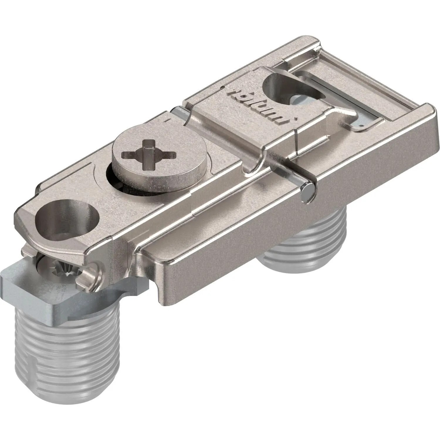 Blum Exzenter-Montageplatte Clip Gerade Zink Einpressen Distanz 0 mm