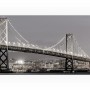 Selbstklebende Küchenrückwandfolie mit San Francisco Brücke als Motiv.