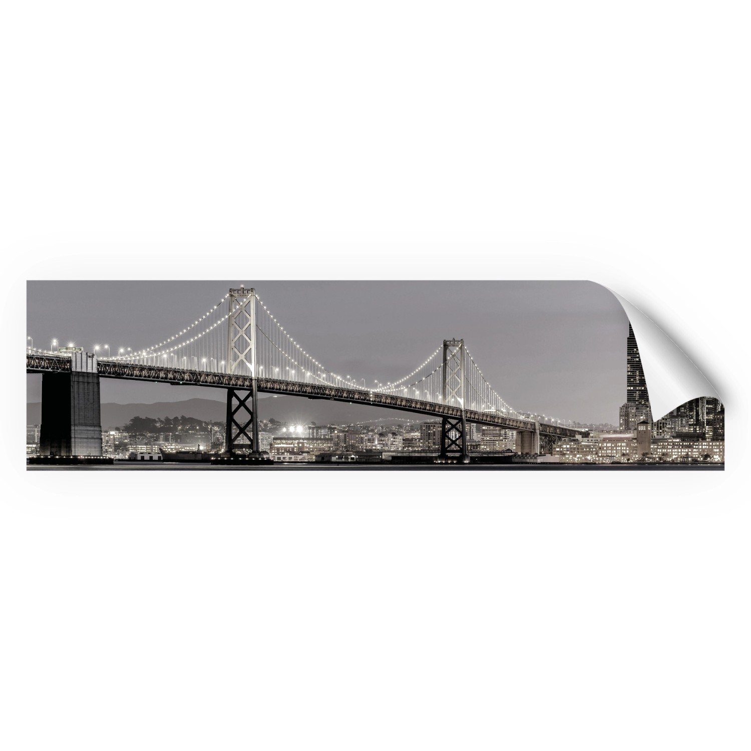 Myspotti Küchenrückwandfolie San Francisco Selbstklebend 220 cm x 60 cm