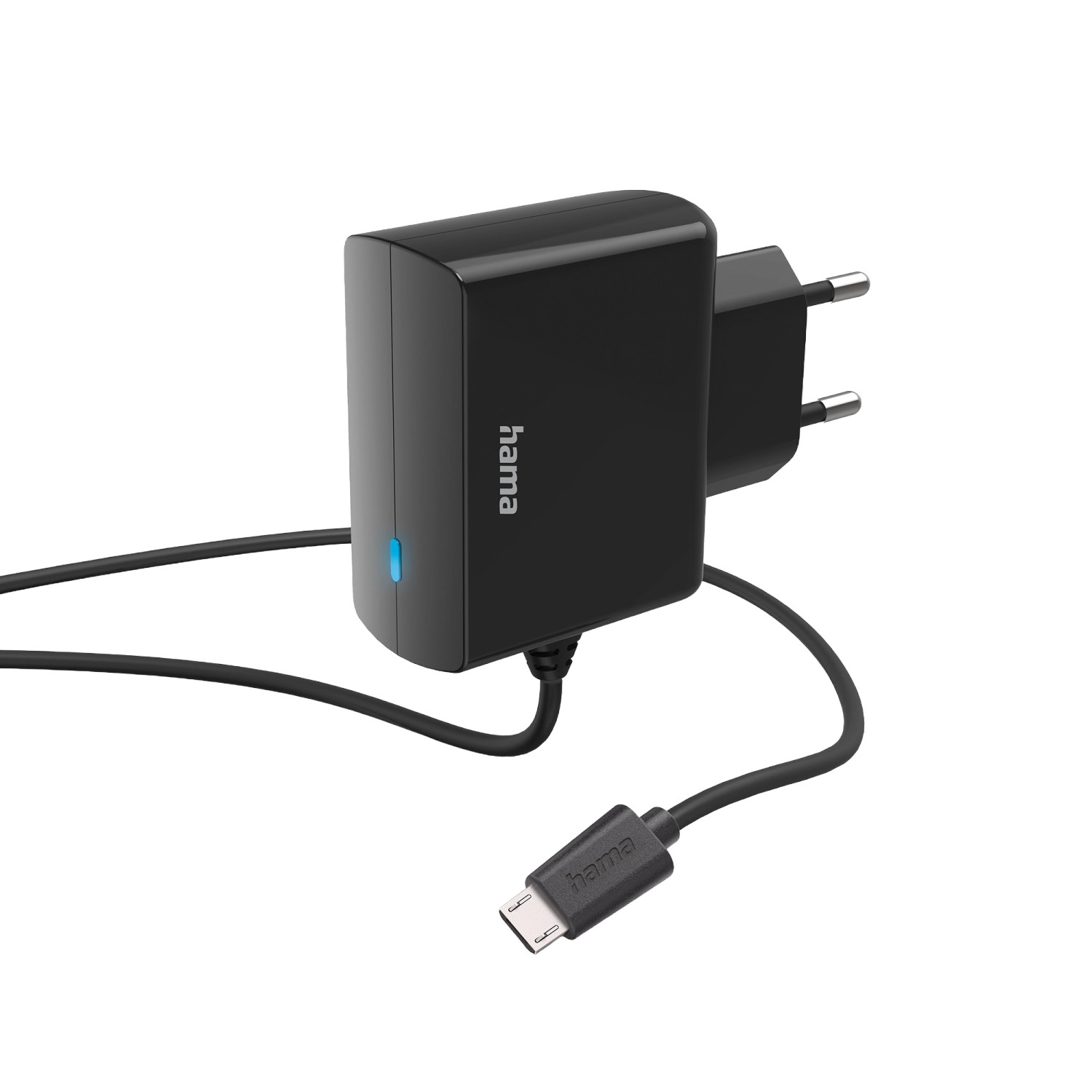 Hama Ladegerät mit Micro-USB-Anschluss 6 W 1 m Schwarz