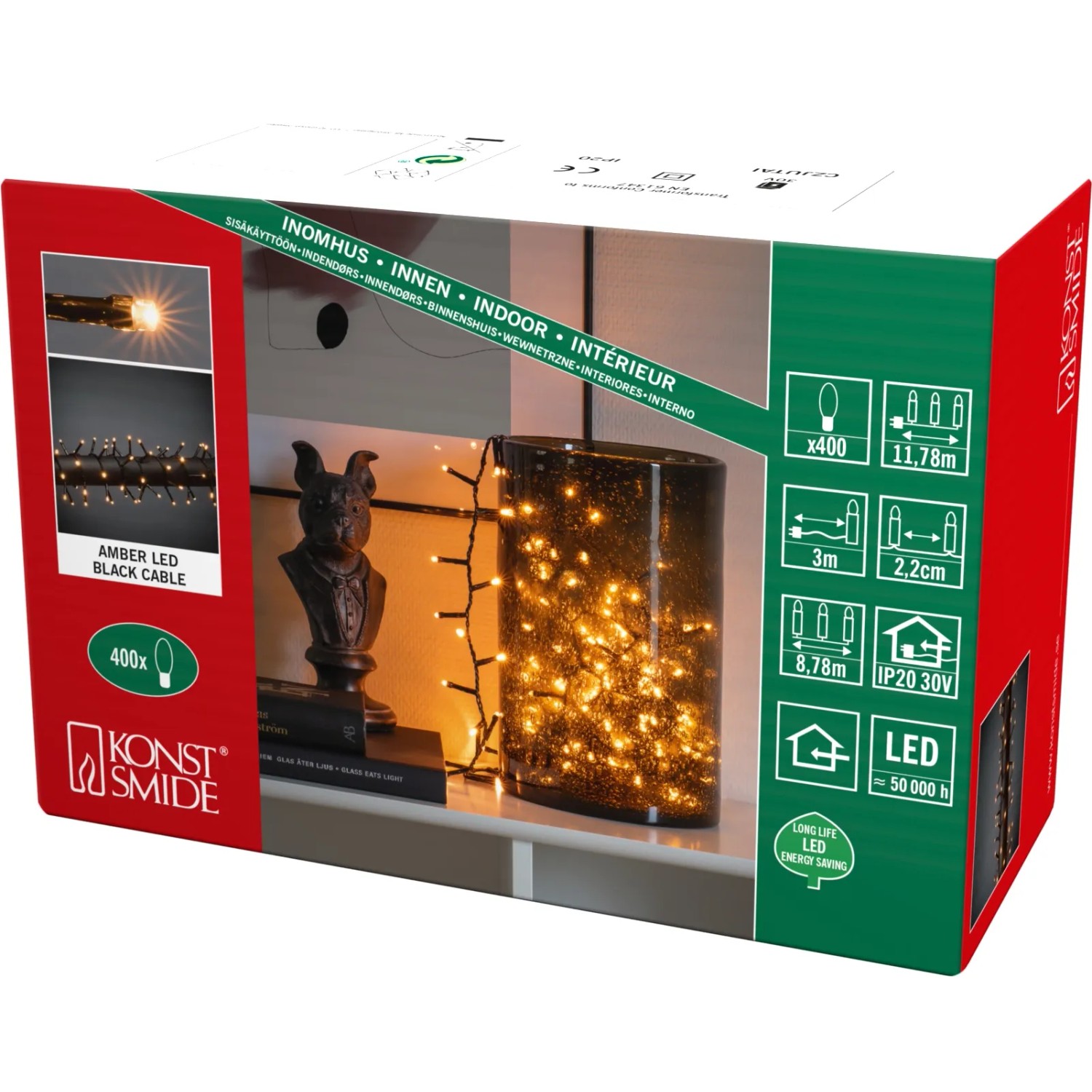 Thumbnail - Konstsmide Micro LED Büschellichterkette Cluster 400 LED