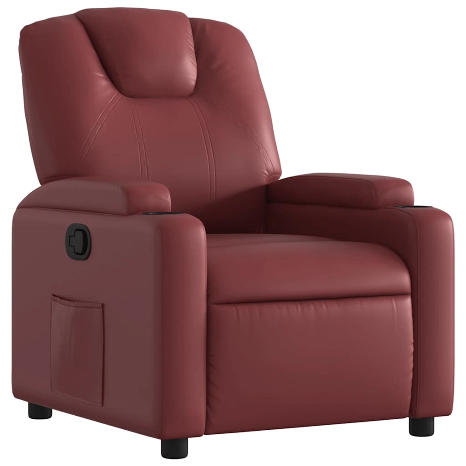 vidaXL Relaxsessel Weinrot Kunstleder 372393 günstig online kaufen