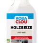 Flasche Aqua Clou Holzbeize Weiß 250ml für intensive Holzeinfärbung.