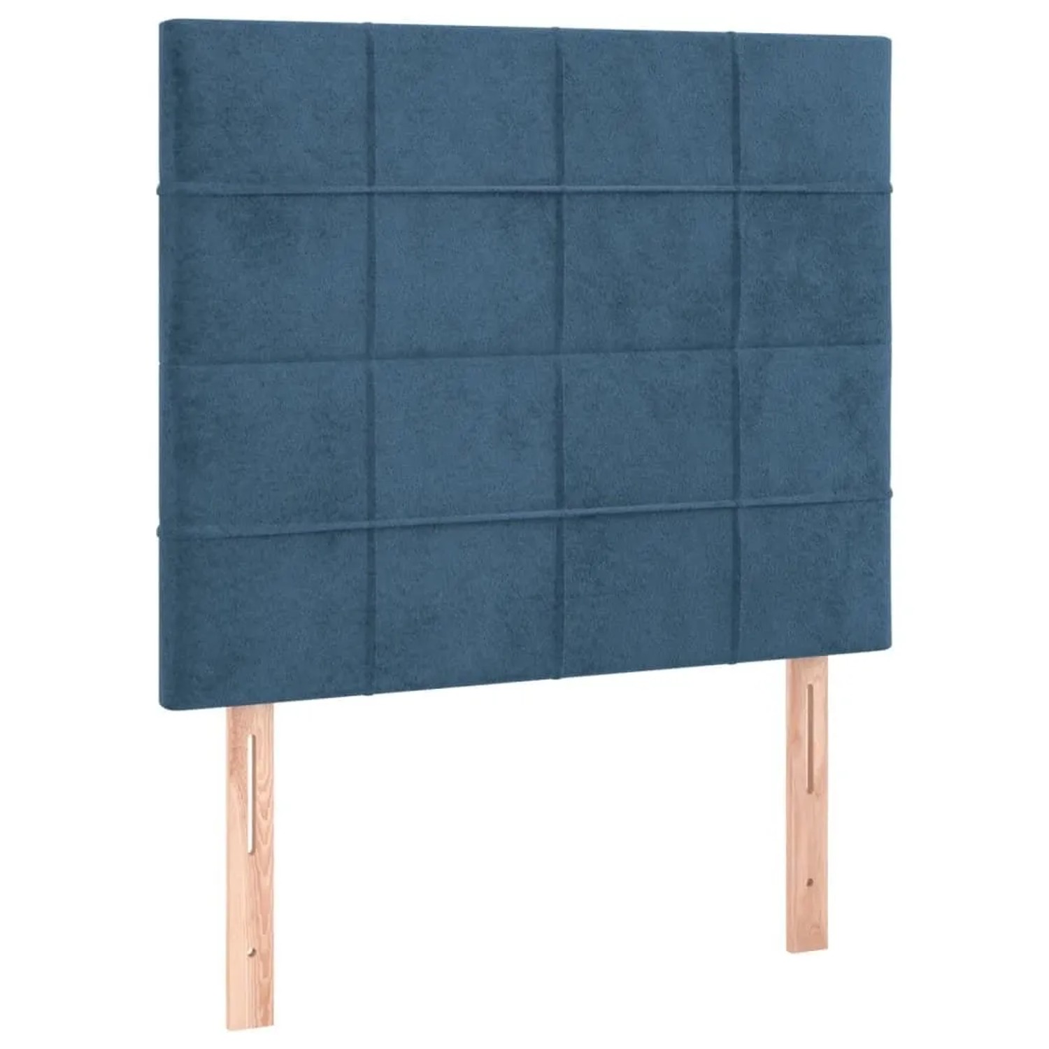vidaXL Kopfteil Dunkelblau 80x5x118/128 cm Samt 3116366