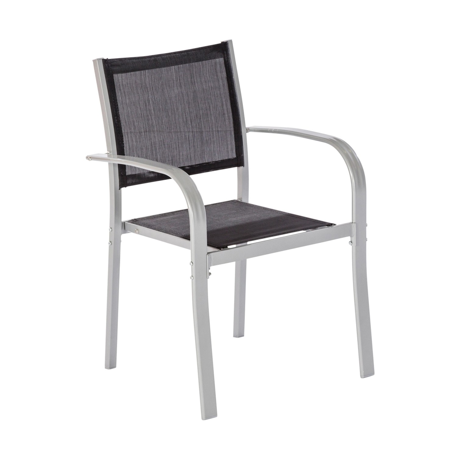 Merxx Ostia Stapelsessel 2er-Set Aluminium günstig online kaufen