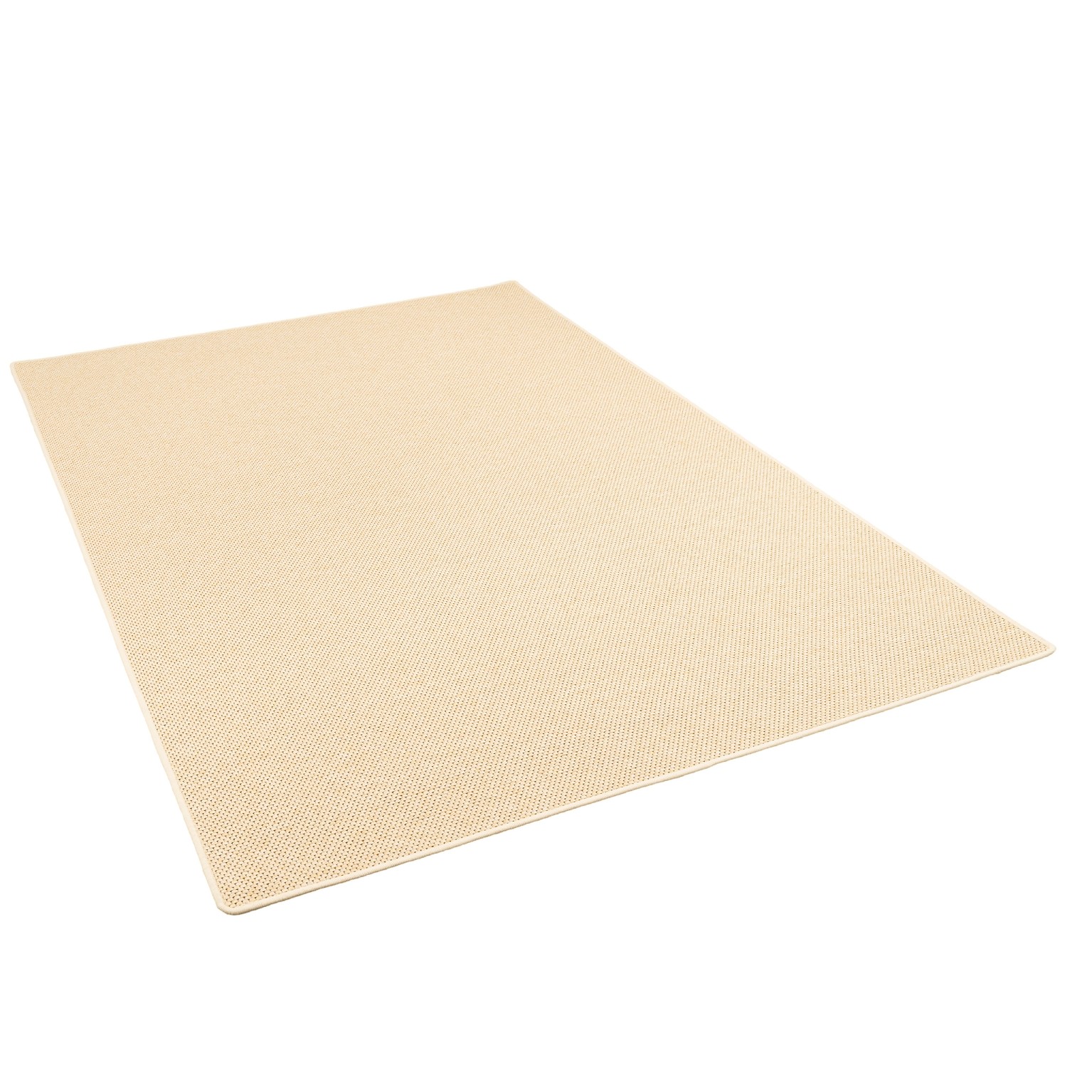 Snapstyle Natur Flachgewebe Teppich Bentzon Beige 160x160cm günstig online kaufen