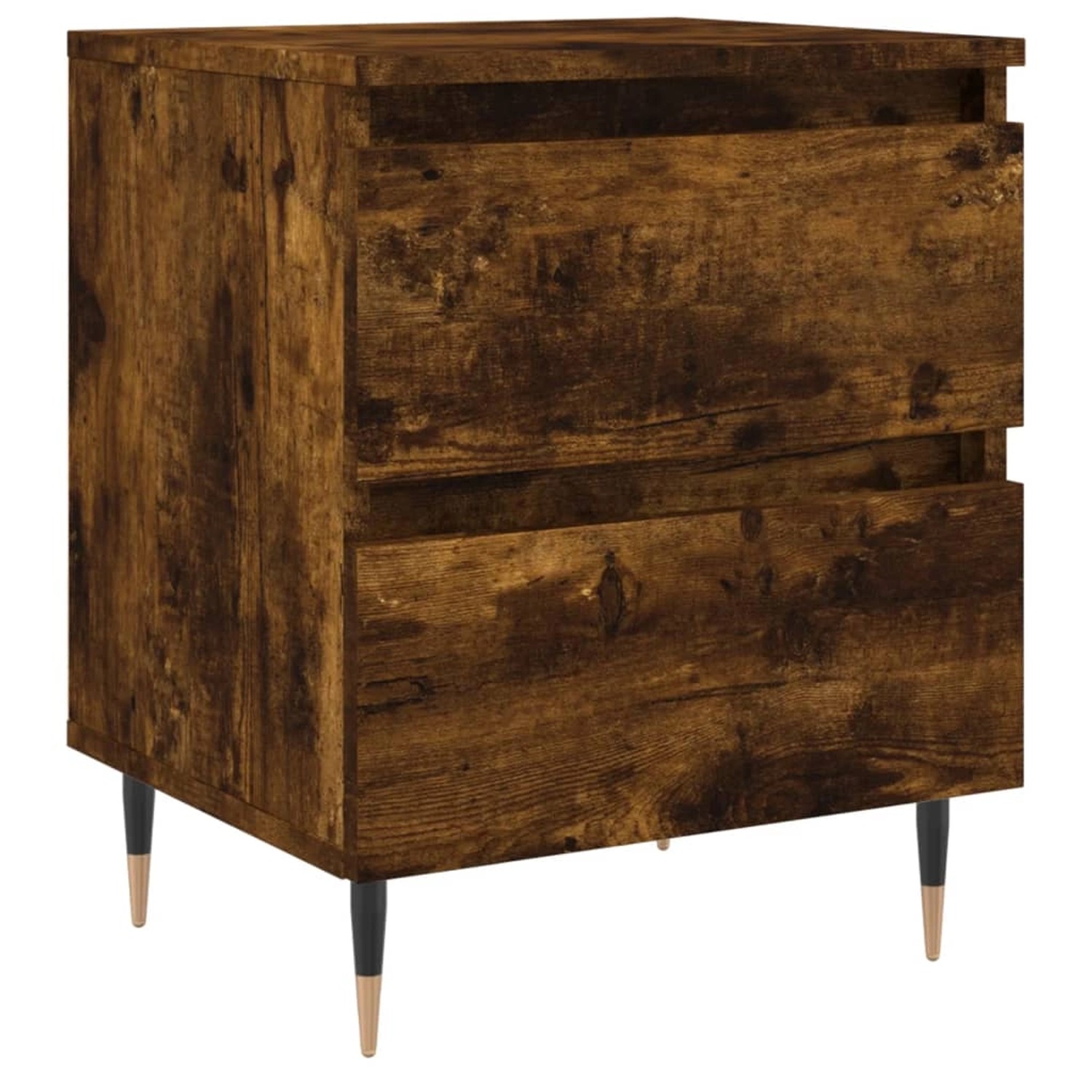 vidaXL Nachttisch Räuchereiche 40x35x50 cm Holzwerkstoff Modell 12 günstig online kaufen