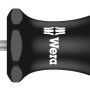 Wera Kreuzschlitz-Schraubendreher PH 0 x 60 mm mit grün-schwarzem Griff.