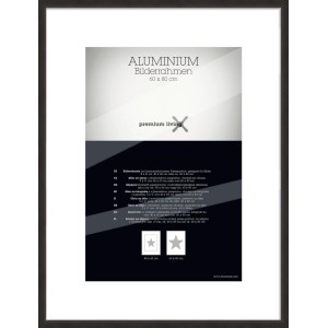 Premium Living Bilderrahmen aus Polystyrol Aluminium ca. 60x80cm