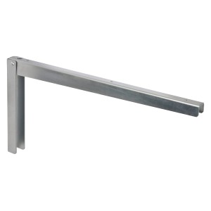 OBI Klappkonsole Geras, verzinkt, 380 mm, für Regalböden und platzsparende Wandregale.