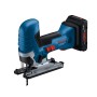 Bosch Professional Akku-Stichsäge GST 18 V-125 S, blau-schwarz, mit Stabgriff. Leistungsstarke kabellose Stichsäge.