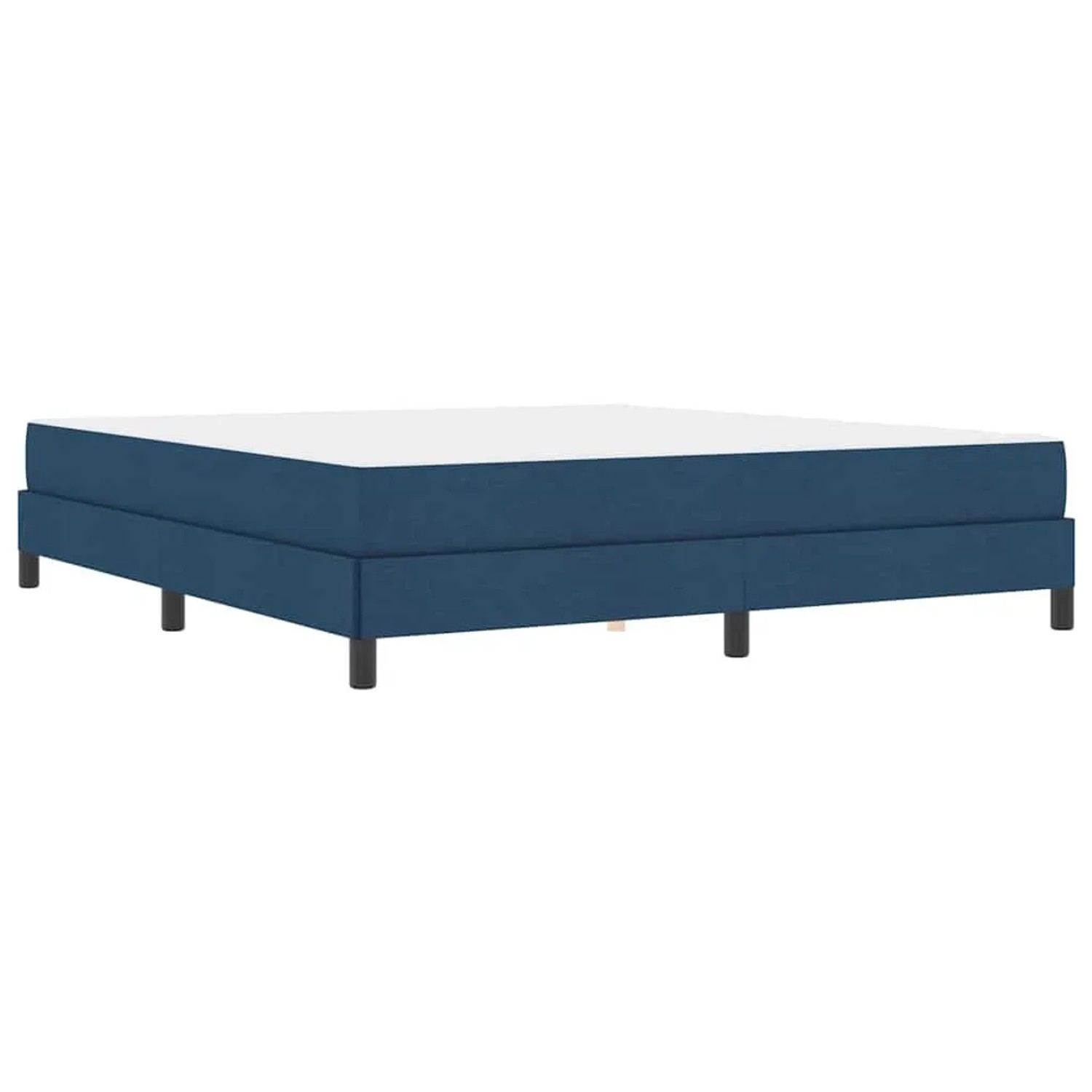 vidaXL Boxspringbett mit Matratze Blau 180 x 200 cm Stoff 3398513 günstig online kaufen