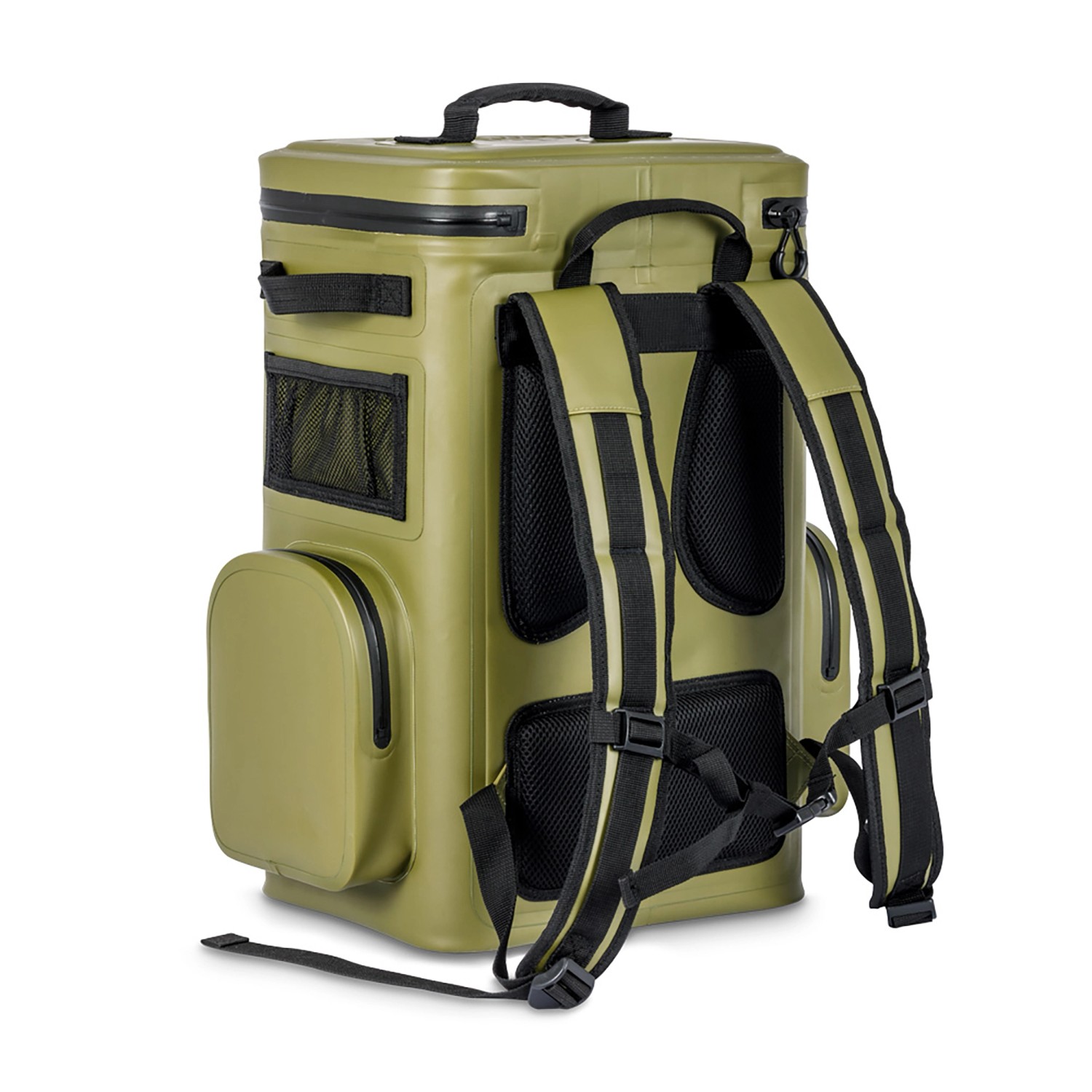 Petromax Kühlrucksack Olive, 7 l: Isoliert, mit Tragegurten und wasserdichten Taschen.