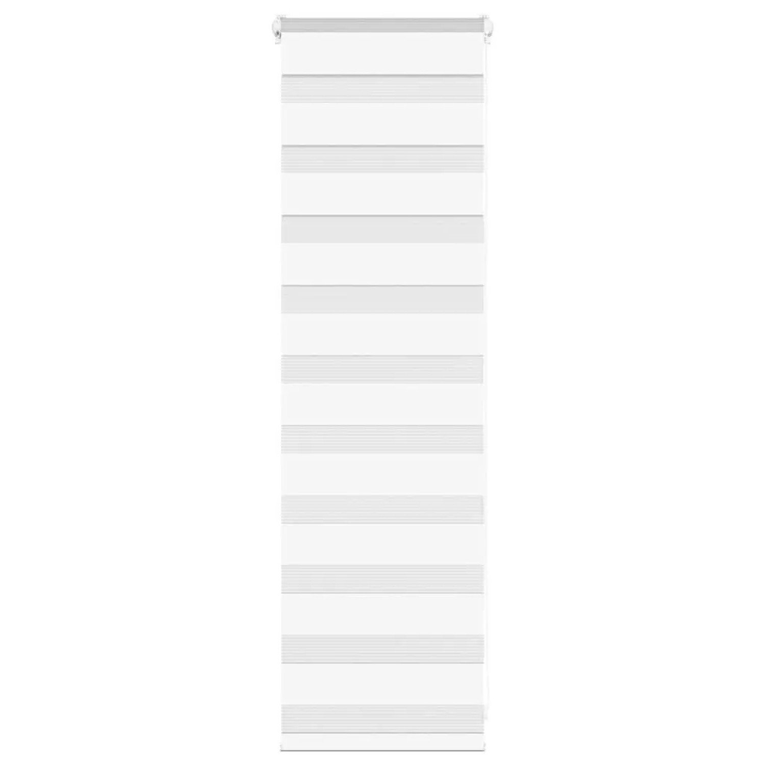 vidaXL Doppelrollo Weiß 40x100 cm Stoffbreite 35,9 cm Polyester 4014717 günstig online kaufen