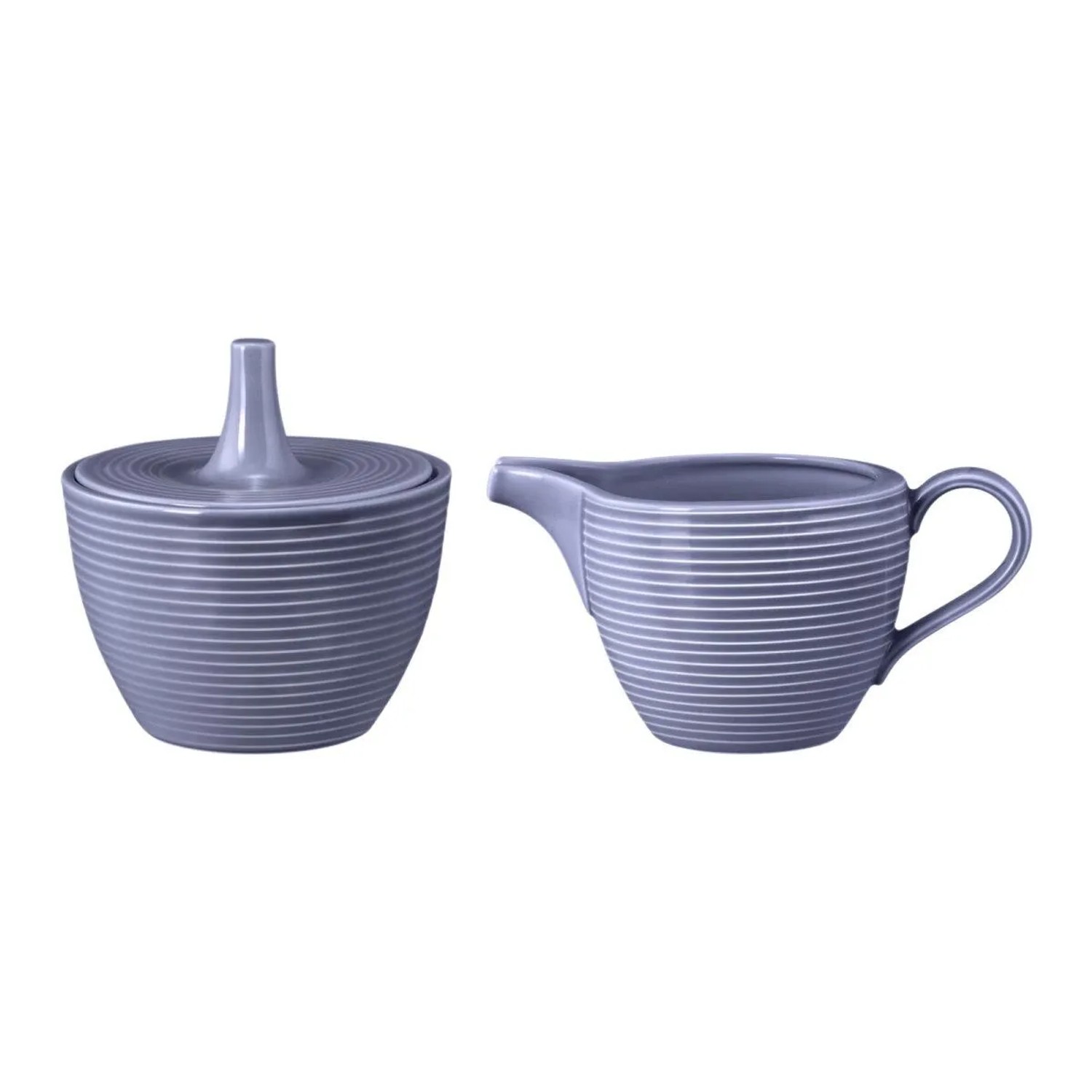 Seltmann Weiden Beat Color Glaze Milch- und Zucker-Set 2-teilig Fliederblau