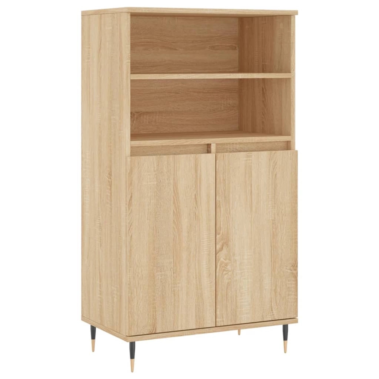 vidaXL Highboard Sonoma-Eiche 60x36x110 cm Holzwerkstoff 831479