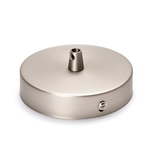 Orion Lightstyle Deckenbaldachin, silberfarben, Ø 100 mm, aus Metall für Lampen & Leuchten.