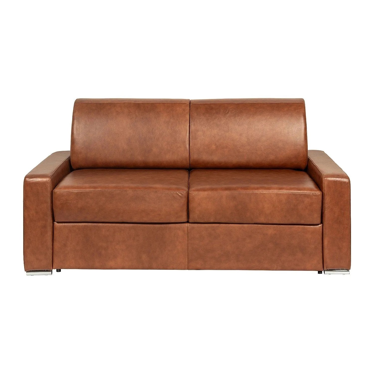 Vente-unique Schlafsofa Calito Braun 194 cm
