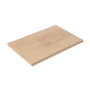 Laminatmuster: Egger NatureSense EL2157 Nord Eiche Sand, 297x193 mm. Helle Holzoptik.