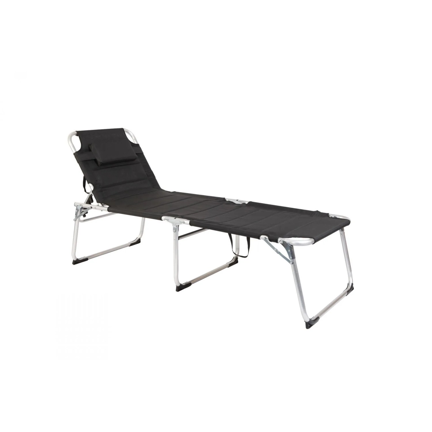 Lex XXL Aluminium Gartenliege Sonnenliege Gepolstert mit Kopfkissen Klappba günstig online kaufen